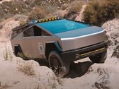 Il Cybertruck naviga brillantemente su un percorso fuoristrada impegnativo. (Fonte: Wild Horses Off-Road via YouTube)