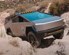 Il Cybertruck naviga brillantemente su un percorso fuoristrada impegnativo. (Fonte: Wild Horses Off-Road via YouTube)