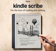 Kindle Scribe 2024 ha delle cornici bianche per un look più pulito. (Fonte immagine: Amazon)