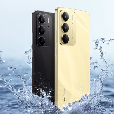 Il C75 è disponibile nelle opzioni di colore Black Storm e Lightning Gold (Fonte immagine: Realme)