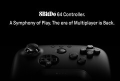 il primo tentativo di 8BitDo di creare un controller per Nintendo 64 è finalmente disponibile nella sua tanto pubblicizzata colorazione nera. (Fonte: 8BitDo)