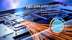 xMEMS XM-2400 è un chip di µCooling a stato solido (fonte immagine: xMEMS)