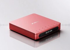 Il Discman FiiO DM13 ha un design semplice con un display a segmenti. (Fonte: FiiO)