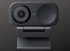 Immagine trapelata della webcam Insta360 Link 2(C). (Fonte immagine: @Quadro_News via X/Twitter)