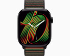 Apple orologio con quadrante Unity Rhythm e cintura Unity nera (fonte: Apple)