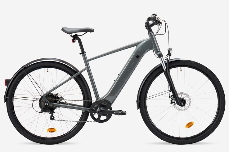 La bicicletta elettrica con telaio hihg di Decathlon Rockrider E-ACTV 100 (fonte: Decathlon)