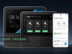 Xiaomi ha portato le chiamate di WeChat su due dispositivi Smart Home Screen. (Fonte immagine: Xiaomi via Weibo)