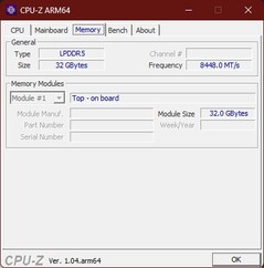 CPU-Z Memoria