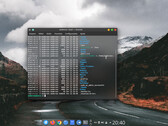 Il desktop di Br OS con la finestra del Terminale (Fonte: Br OS)