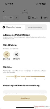 Efficienza e altezza di taglio - recensione di Dreame A1