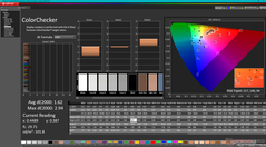 ColorChecker prima della calibrazione