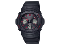 L&#039;orologio Casio G-Shock AWG-M100FP-1A4JR non è più disponibile nel negozio online del marchio. (Fonte: Casio)