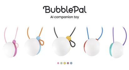 BubblePal è disponibile in 5 diverse combinazioni di colori (Fonte: Haivivi)