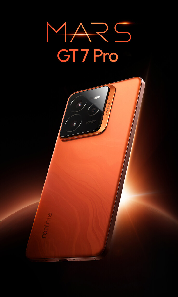 Realme GT7 Pro Mars Exploration Edition (Fonte: Realme)