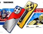 Tecno Spark 30 Pro riceve una versione Optimus Prime, mentre Spark 30 Pro riceve una versione Bumblebee. (Fonte immagine Tecno via PR Newswire)