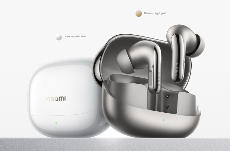 Il normale Xiaomi Buds 5 Pro è disponibile in due colori. (Fonte: Xiaomi)