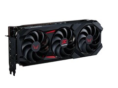 La PowerColor Red Devil AMD Radeon RX 9070 XT qui raffigurata contiene 16 GB di memoria GDDR6. (Fonte: PowerColor)