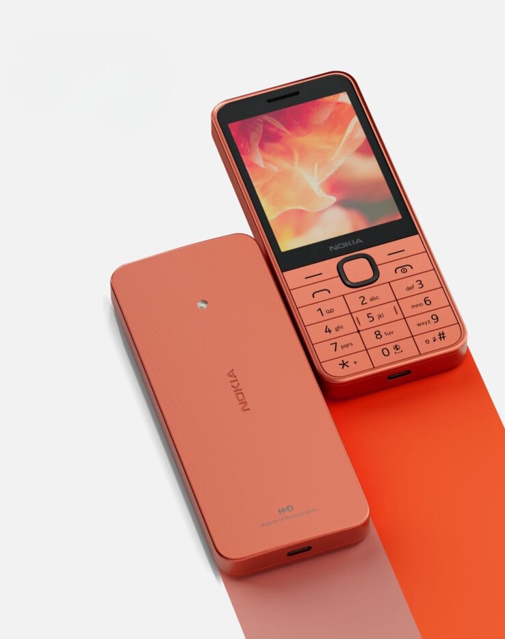 Il Nokia 220 4G nel nuovo colore Peach. (Fonte: HMD)