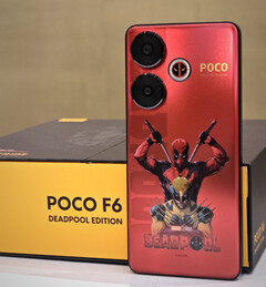 Il POCO F6 Deadpool Edition arriverà con un design distintivo. (Fonte immagine: @Himanshu_POCO)