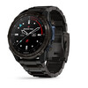 Descent Mk3i - 51 mm Carbon Gray DLC Titanium con fascia DLC Titanium. (Fonte: Garmin)