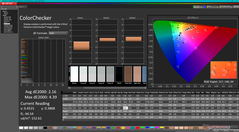 ColorChecker prima della calibrazione