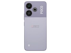 I rendering di Xiaomi POCO M6 Plus rivelano un design leggermente diverso dell&#039;anello del flash LED rispetto al fratello (Fonte: 91mobiles) 