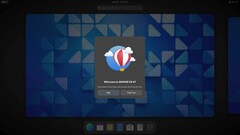 Schermata di benvenuto di GNOME 47 Beta (Fonte: GNOME Discourse)