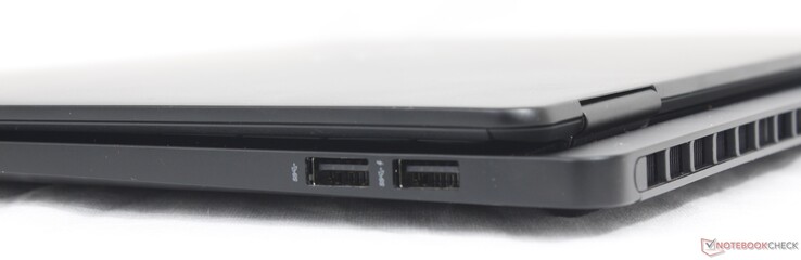 A destra: 2x USB-A (10 Gbps)