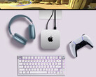 Apple pubblicizza il nuovo Mac mini con il controller DualSense di Sony. (Fonte immagine: Apple)