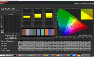 Precisione del colore (profilo: Naturale, spazio colore di destinazione: sRGB)