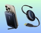 Un versatile power bank e un cavo retrattile sono gli accessori da viaggio ideali (Fonte: Baseus)