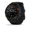 Descent Mk3i - 51 mm Carbon Gray DLC Titanium con fascia in silicone nero. (Fonte: Garmin)