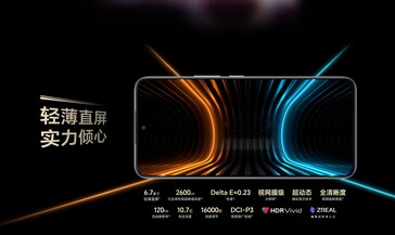 Il dispositivo è dotato di uno straordinario display AMOLED da 6,7 pollici a 120 Hz (Fonte: Honor)