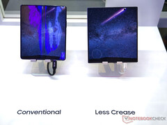 Samsung Electronics utilizza pannelli Samsung Display per tutti i suoi smartphone Galaxy Z Fold. (Fonte: Notebookcheck)